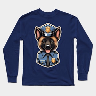 Belgian Malinois Police Long Sleeve T-Shirt